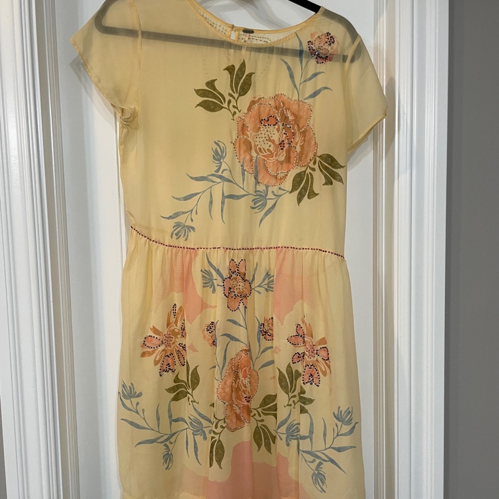 Free People Sheer Babydoll dress